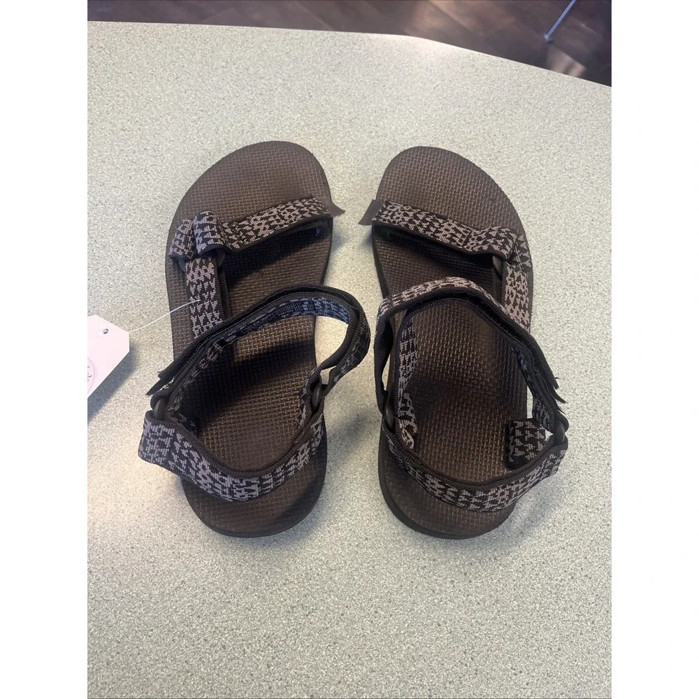 Teva Sandals Men's‎ 9 Black Original Universal Strap On Water Outdoor
